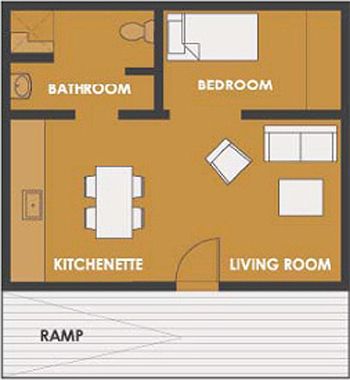 plano 1 dormitorio